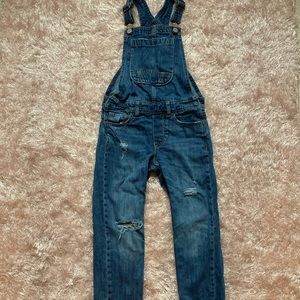 Girls Denim Overalls